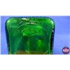 Image 14 : Green Glass Canister Set (5 Pcs) Owens-Illinois Glass Company (CEREAL ; COFFEE ; TEA ; FLOUR ; SUGAR