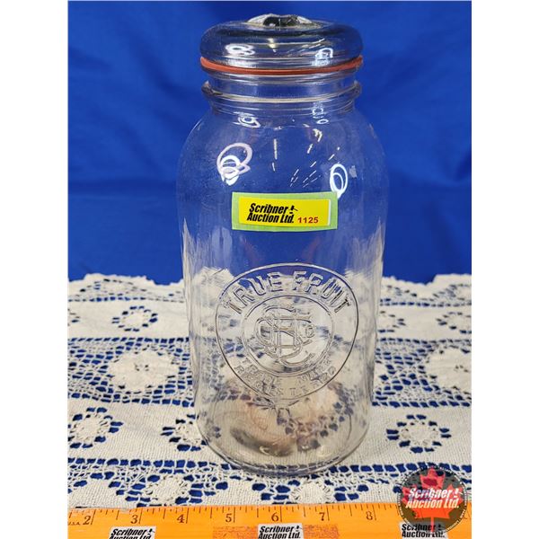"TRUE FRUIT" Jar (10-1/2"H x 4-1/2"Dia) (SEE PICS!)
