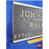 Image 2 : "JOHNSTONE WALKER ESTABLISHED 1886" Department Store Plaque/Sign (Cast Aluminum) (9-1/2"H x 19"W) (S