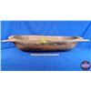 Image 5 : Primitive Dough Bowl/Trough (6-1/2"H x 36"W x 17-1/4"D) (SEE PICS!)