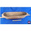 Image 6 : Primitive Dough Bowl/Trough (6-1/2"H x 36"W x 17-1/4"D) (SEE PICS!)