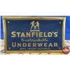 Image 2 : Department Store Cardboard Product Easel "STANFIELD'S Unshrinkable UNDERWEAR" (7-1/4" x 12-1/4") (SE