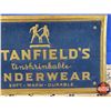 Image 4 : Department Store Cardboard Product Easel "STANFIELD'S Unshrinkable UNDERWEAR" (7-1/4" x 12-1/4") (SE