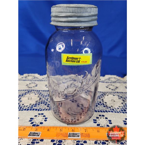 "The Rose" Jar (9-1/2"H x 4-1/2"Dia) (SEE PICS!)