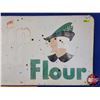 Image 3 : Single Side Tin Sign "Robin Hood Flour" (Embossed) (23"H x 47-1/4"W) (SEE PICS!)