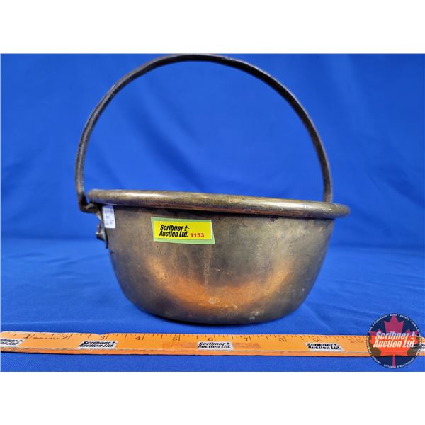 Hudson Bay Brass Jelly Pot (10"H x 10"Dia) (SEE PICS!)