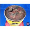 Image 6 : "WHITE ROSE" Motor Oil Pail (Bottom Embossed "Toronto-Montreal 24-5-46") (16"H x 11"Dia) (SEE PICS!)