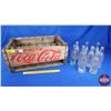 Image 1 : Coca-Cola Wood Bottle Crate w/9 Bottles (Case 1928) (8-1/2"H x 19-1/2"W x 12"D) (SEE PICS!)