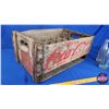 Image 5 : Coca-Cola Wood Bottle Crate w/9 Bottles (Case 1928) (8-1/2"H x 19-1/2"W x 12"D) (SEE PICS!)