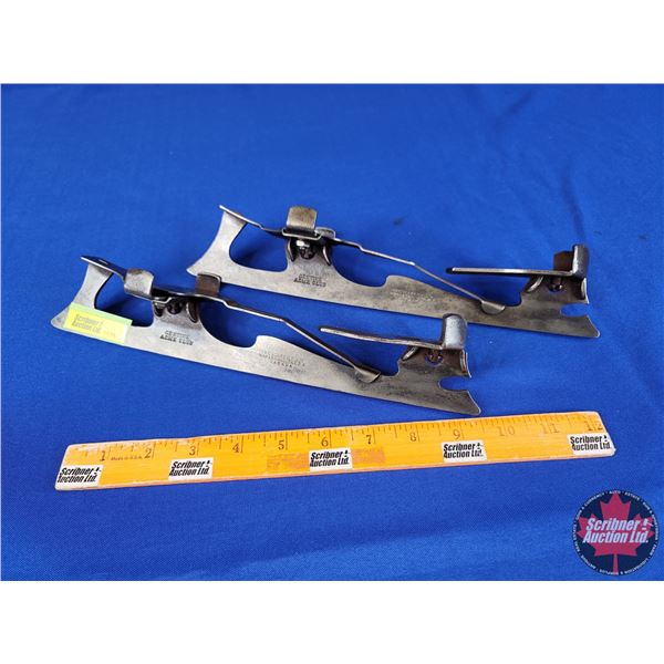 Vintage Ice Skates "GENUINE ACME CLUB" (11-1/2"H) (SEE PICS!)