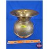 Image 2 : Brass Spittoon "5 Cent CIGARS" (10"H x 9"Dia) (SEE PICS!)