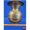 Image 6 : Brass Spittoon "5 Cent CIGARS" (10"H x 9"Dia) (SEE PICS!)