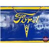 Image 3 : Ford V8 Endgate ~ Painted & Converted Wall Hanging Sign with Plywood Back (13"H x 35-3/4"W) (SEE PIC