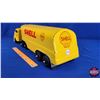 Image 3 : SHELL TANKER - Custom Restoration (Truck "Structo" & Tanker "Nylint" Trailer Toy) (7"H x 28"W x 6"D)