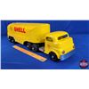 Image 6 : SHELL TANKER - Custom Restoration (Truck "Structo" & Tanker "Nylint" Trailer Toy) (7"H x 28"W x 6"D)