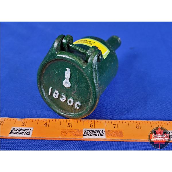 Cast Oil Cup from "CASE" Steam Engine (5-1/2"H x 3-1/2"Dia) (SEE PICS!)