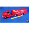 Image 2 : TEXACO TANKER "Buddy L" (Truck & Tanker Trailer Toy) (6-3/4"H x 23-1/4"W x 5-1/4"D) (SEE PICS!)