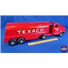 Image 4 : TEXACO TANKER "Buddy L" (Truck & Tanker Trailer Toy) (6-3/4"H x 23-1/4"W x 5-1/4"D) (SEE PICS!)