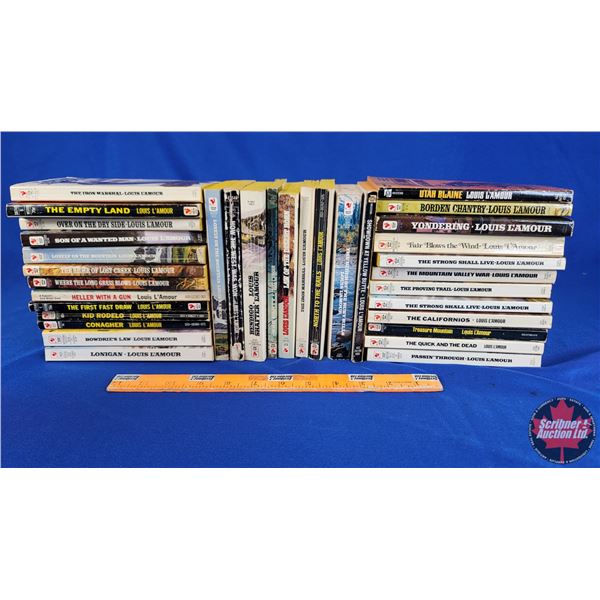 Louis L'Amour Western Book Collection (34) (SEE PICS!)