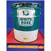Image 2 : "WHITE ROSE" Pail (13-1/2"H x 12"Dia) (SEE PICS!)