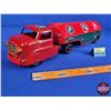 Image 1 : B/A TANKER "Marx" (Truck & Tanker Trailer Toy) (4-1/4"H x 18-1/2"W x 3-1/2"D) (SEE PICS!)