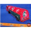 Image 4 : B/A TANKER "Marx" (Truck & Tanker Trailer Toy) (4-1/4"H x 18-1/2"W x 3-1/2"D) (SEE PICS!)