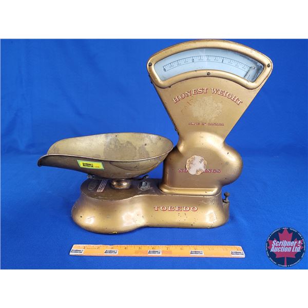 TOLEDO Honest Weight Counter Top Scale - Model 405B (14-1/4"H x 16-1/2"W) (SEE PICS!)