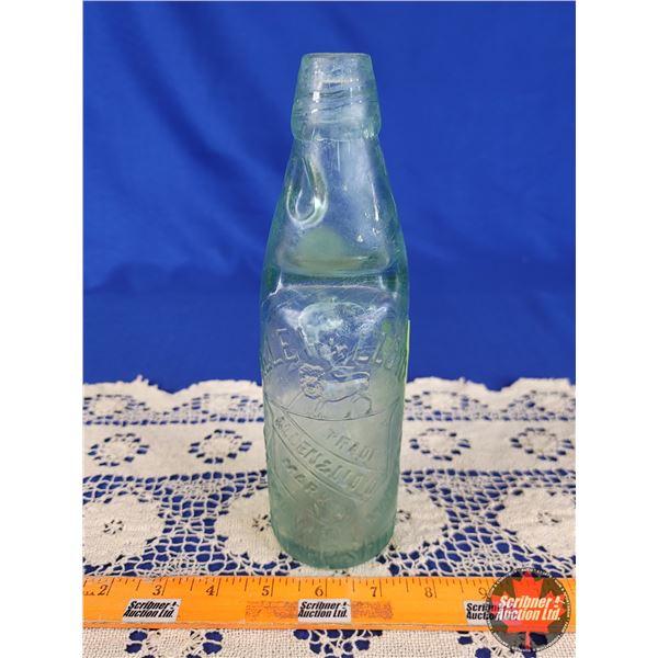 "Allen & Lloyd" Bottle (Marble Stopper / Blob Top) (9-1/2"H) (SEE PICS!)