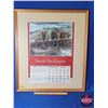 Image 1 : Hudson's Bay Company Calendar 1958 (Framed - Unused) (29-1/2"H x 25-1/2"W) (SEE PICS!)