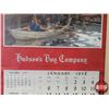 Image 4 : Hudson's Bay Company Calendar 1958 (Framed - Unused) (29-1/2"H x 25-1/2"W) (SEE PICS!)