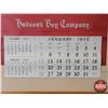 Image 5 : Hudson's Bay Company Calendar 1958 (Framed - Unused) (29-1/2"H x 25-1/2"W) (SEE PICS!)