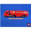 Image 3 : "Mobiloil" "Smith-Miller" TANKER "Smitty Toys" (Truck & Tanker Trailer Toy) (6"H x 22"W x 6"D) (SEE 