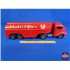 Image 5 : "Mobiloil" "Smith-Miller" TANKER "Smitty Toys" (Truck & Tanker Trailer Toy) (6"H x 22"W x 6"D) (SEE 