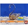 Image 2 : ALTA Glass Décor Bowl (Swan) (6-1/2"H x 5"W) (SEE PICS!)