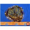 Image 3 : ALTA Glass Amber Cigar Ashtray (3-1/2"H x 6"Dia) (SEE PICS!)