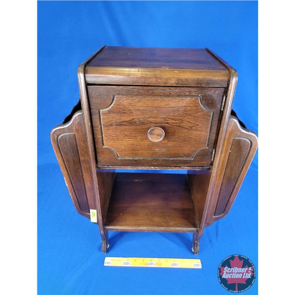 Magazine Side Table (24"H x 19-1/2"W x 10-1/2"D) (SEE PICS!)