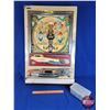 Image 1 : Vintage Asian Pinball Machine "Sanyo Co. Ltd." (c/w Pinballs) (Missing Glass) (32-1/2"H x 20-3/4"W x