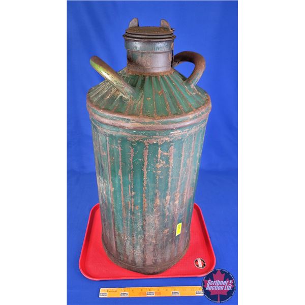 Vintage Fuel Can (Lid Stamped "Aug 1920 DAVIS WELDING COMPANY, CINCINNATI, OHIO" (SEE PICS!)