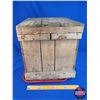 Image 5 : Wood Egg Crate (Stamped: Mfd. by Thorkelsson Ltd. The Master Box-Makers Winnipeg, Canada) (c/w Trays