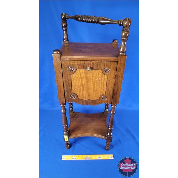 Humidor 2 Tier Table / Cabinet (30"H x 11-1/2"W x 9-1/4"D) (SEE PICS!)