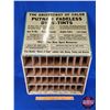 Image 3 : Store Display Storage Cabinet "PUTNAM FADELESS DYES-TINTS" (14-3/4"H x 18-3/4"W x 6-1/4"D) (SEE PICS