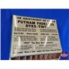 Image 4 : Store Display Storage Cabinet "PUTNAM FADELESS DYES-TINTS" (14-3/4"H x 18-3/4"W x 6-1/4"D) (SEE PICS