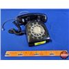 Image 1 : Desktop Rotary Phone (Black) (Northern Telecom Patented 1968-1970) (5" x 8"W x 9"D) (SEE PICS!)