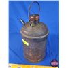 Image 5 : CPR Antique Oil Can (12"H x 6-3/4"Dia) (SEE PICS!)