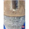 Image 3 : CPR Antique Oil Can (Galvanized) (16-1/2"H x 8-3/4"Dia) (SEE PICS!)