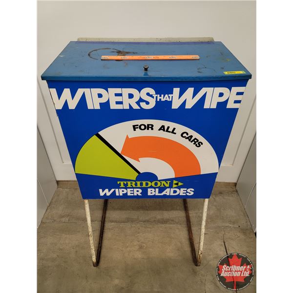 Service Station TRIDON Storage Display Cart "Wipers That Wipe" (40"H x 22"W x 16-1/4"D) (SEE PICS!)