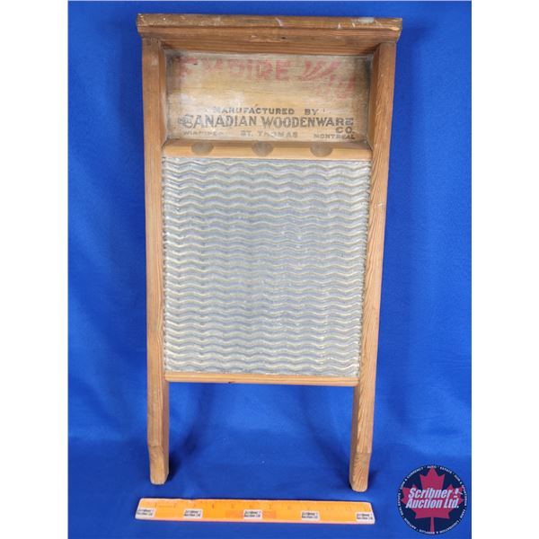"EMPIRE Waverly by Canadian Woodware" Washboard (24"H x 12"W x 3-1/2"D) (SEE PICS!)