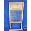 Image 1 : "THE JASPER by Western Broom & Woodenware Ltd." Washboard (24"H x 12-1/4"W x 2-1/4"D) (SEE PICS!)