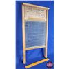 Image 3 : "THE JASPER by Western Broom & Woodenware Ltd." Washboard (24"H x 12-1/4"W x 2-1/4"D) (SEE PICS!)