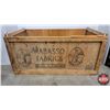 Image 1 : WABASSO FABRICS Wood Crate "Made in Canada" (18"H x 33"W x 22"D) (SEE PICS!)